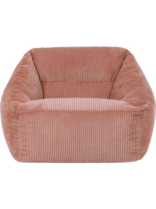 Pouf poltrona da salotto natalia in velluto a coste - icon - Kiabi