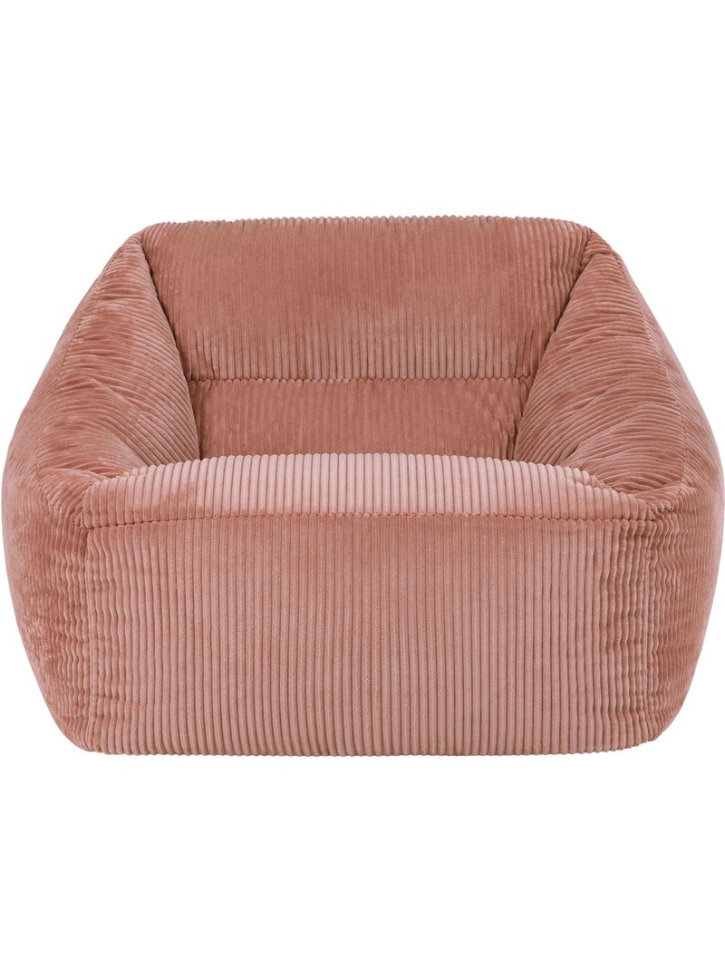 Pouf poltrona da salotto natalia in velluto a coste - icon Rosa chiaro - Kiabi