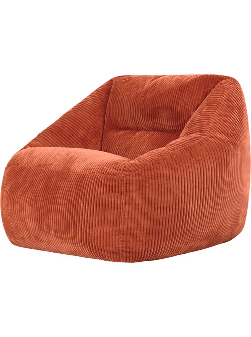 Pouf poltrona da salotto natalia in velluto a coste - icon - Kiabi