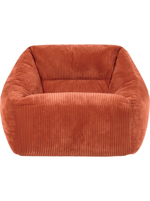 Pouf poltrona da salotto natalia in velluto a coste - icon - Kiabi