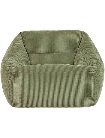 Pouf poltrona da salotto natalia in velluto a coste - icon