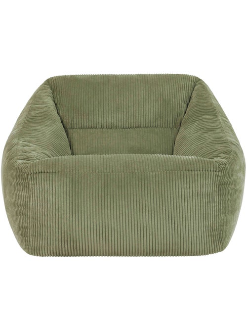 Pouf poltrona da salotto natalia in velluto a coste - icon - Kiabi