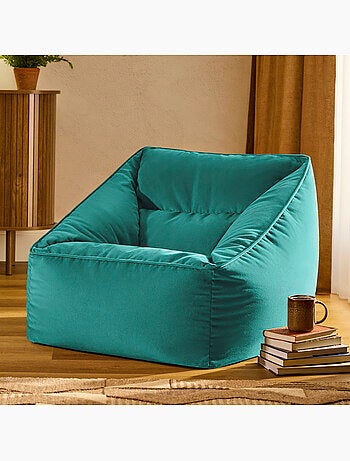 Pouf poltrona da salotto natalia in velluto opaco - icon