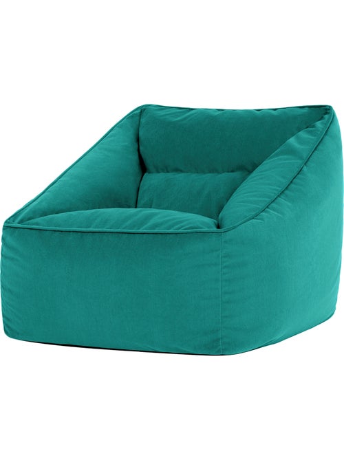 Pouf poltrona da salotto natalia in velluto opaco - icon - Kiabi