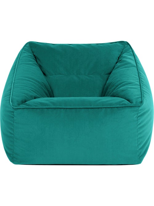 Pouf poltrona da salotto natalia in velluto opaco - icon - Kiabi