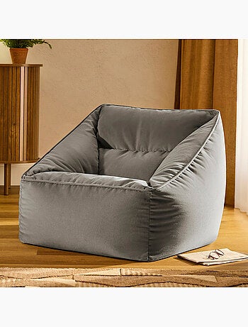 Pouf poltrona da salotto natalia in velluto opaco - icon