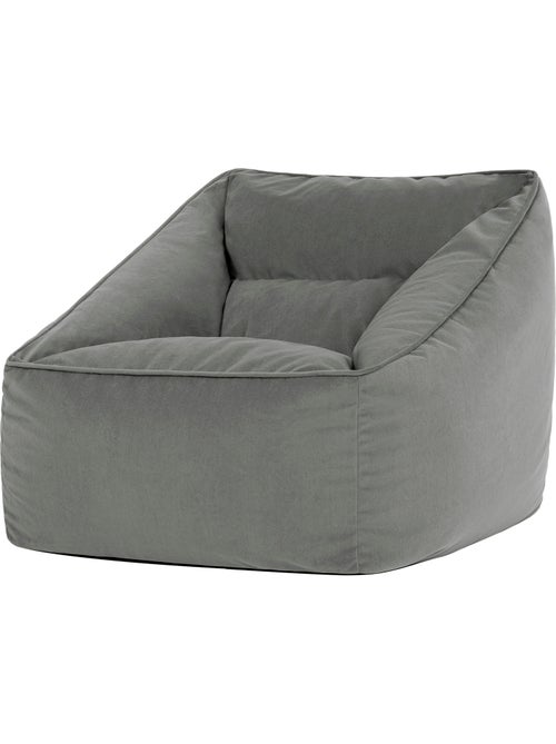 Pouf poltrona da salotto natalia in velluto opaco - icon - Kiabi
