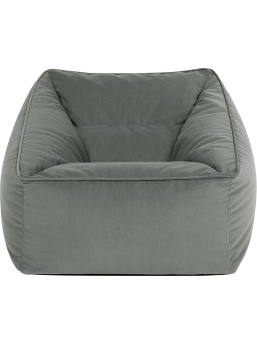 Pouf poltrona da salotto natalia in velluto opaco - icon - Kiabi