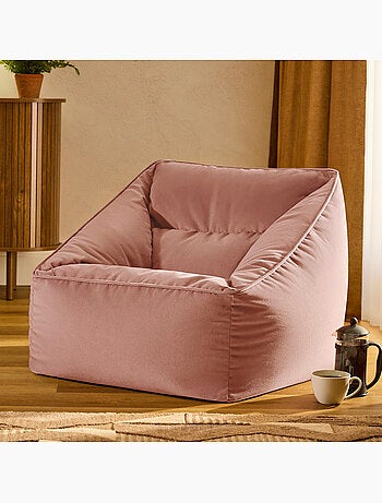 Pouf poltrona da salotto natalia in velluto opaco - icon