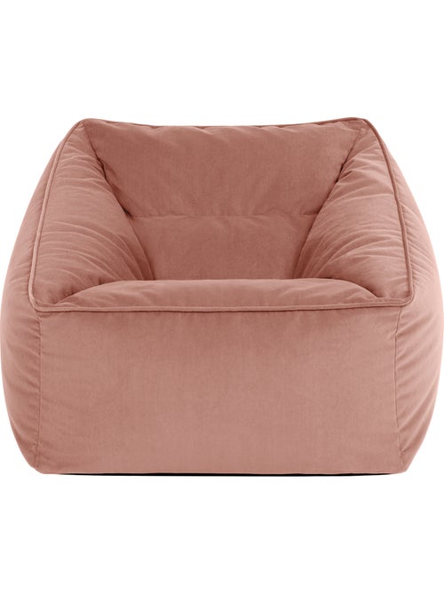 Pouf poltrona da salotto natalia in velluto opaco - icon - Kiabi