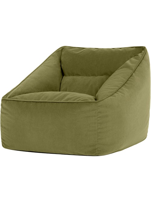 Pouf poltrona da salotto natalia in velluto opaco - icon - Kiabi