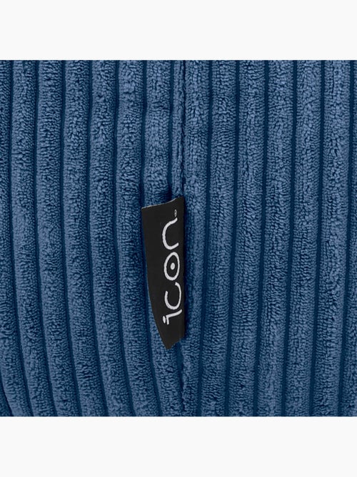 Pouf poltrona dalton con schienale alto in velluto a coste - icon - Kiabi