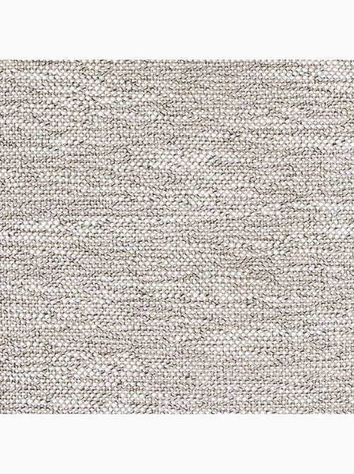 Pouf poltrona decorativa orb con poggiapiedi rotondo milano in tessuto intrecciato - icon - Kiabi
