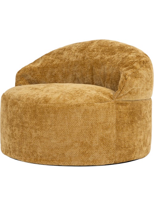Pouf poltrona decorativa orb in tessuto chenille testurizzata - icon - Kiabi