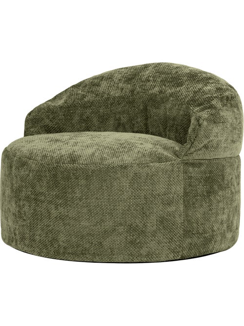 Pouf poltrona decorativa orb in tessuto chenille testurizzata - icon - Kiabi