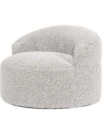 Pouf poltrona decorativa orb in tessuto intrecciato - icon