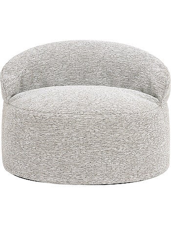 Pouf poltrona decorativa orb in tessuto intrecciato - icon
