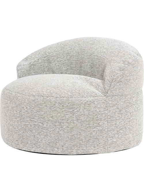 Pouf poltrona decorativa orb in tessuto intrecciato - icon - Kiabi