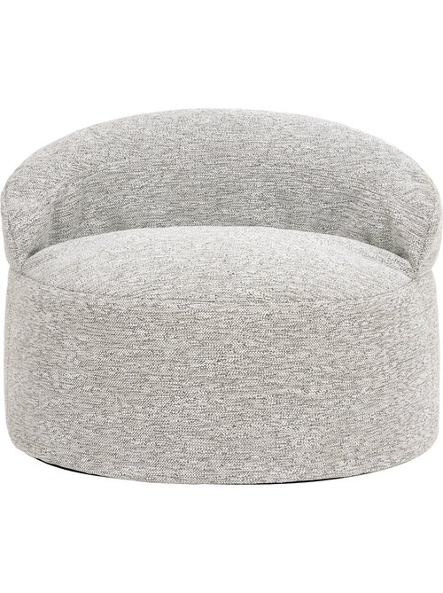 Pouf poltrona decorativa orb in tessuto intrecciato - icon - Kiabi