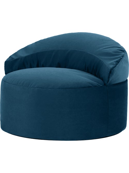 Pouf poltrona decorativa orb in velluto opaco - icon - Kiabi