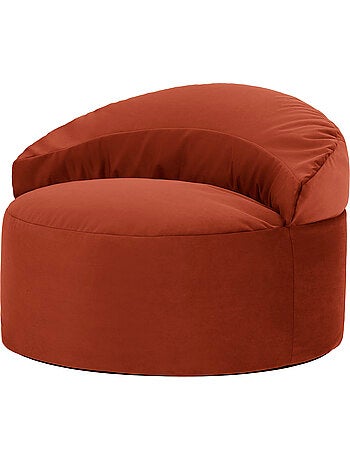 Pouf poltrona decorativa orb in velluto opaco - icon