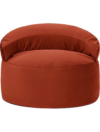 Pouf poltrona decorativa orb in velluto opaco - icon