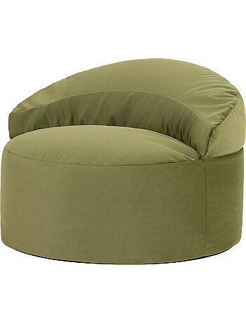 Pouf poltrona decorativa orb in velluto opaco - icon