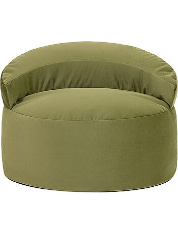 Pouf poltrona decorativa orb in velluto opaco - icon