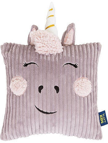 Pouf poltrona per bambini con cuscino a forma di animale coordinato in velluto a coste - icon