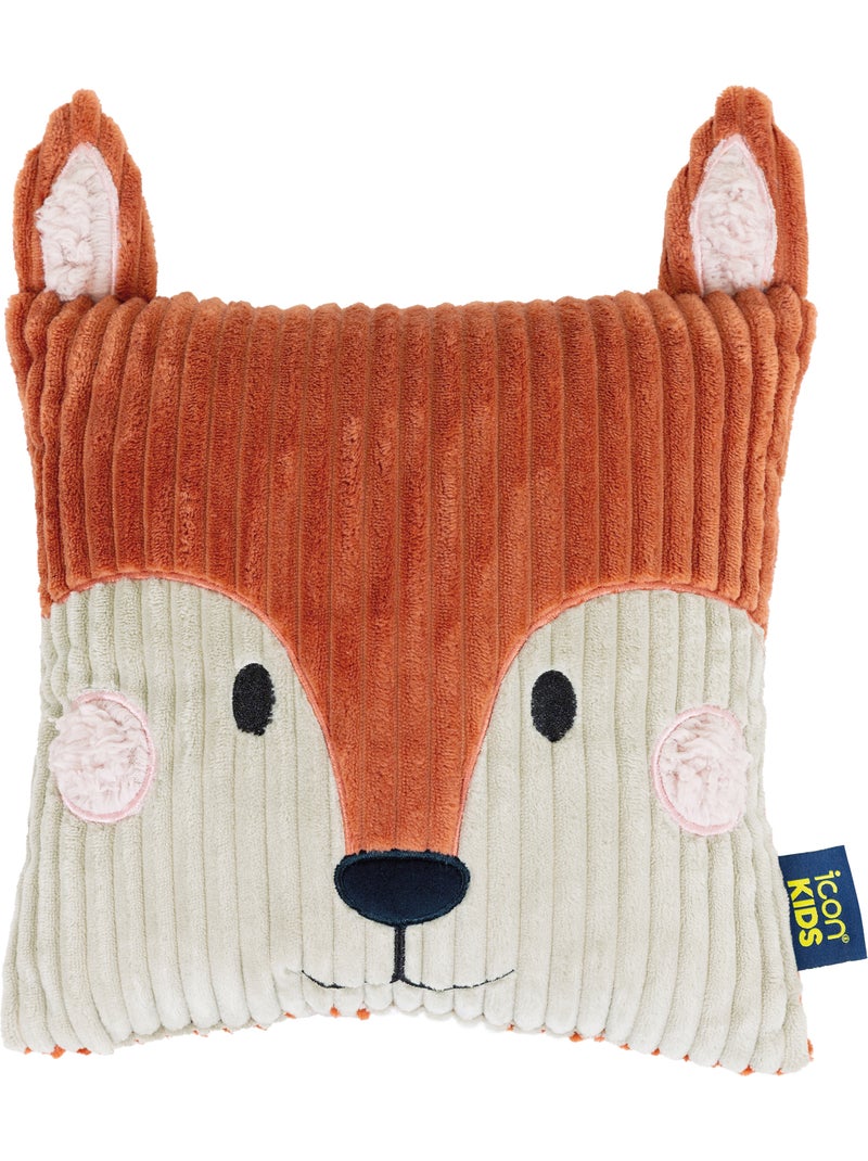 Pouf poltrona per bambini con cuscino a forma di animale coordinato in velluto a coste - icon Terracotta - Kiabi