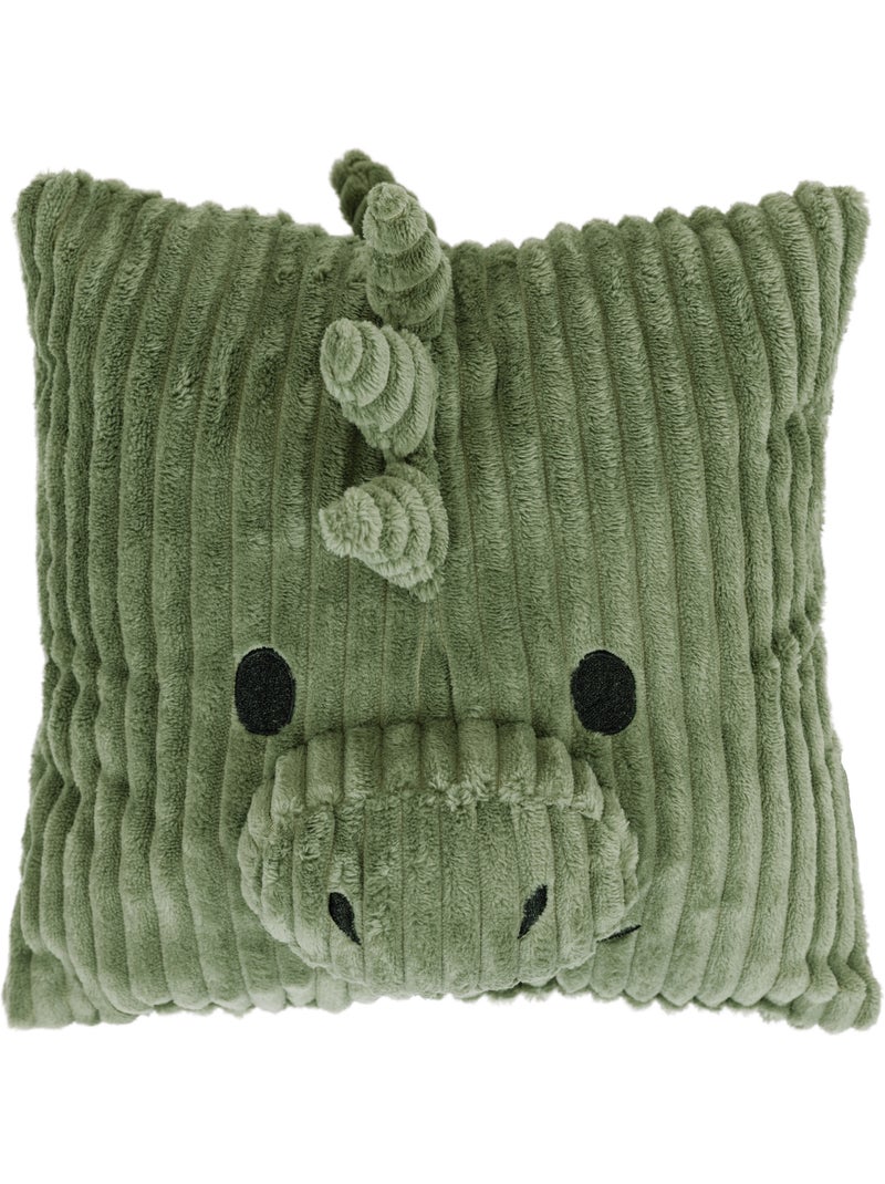 Pouf poltrona per bambini con cuscino a forma di animale coordinato in velluto a coste - icon Verde salvia - Kiabi