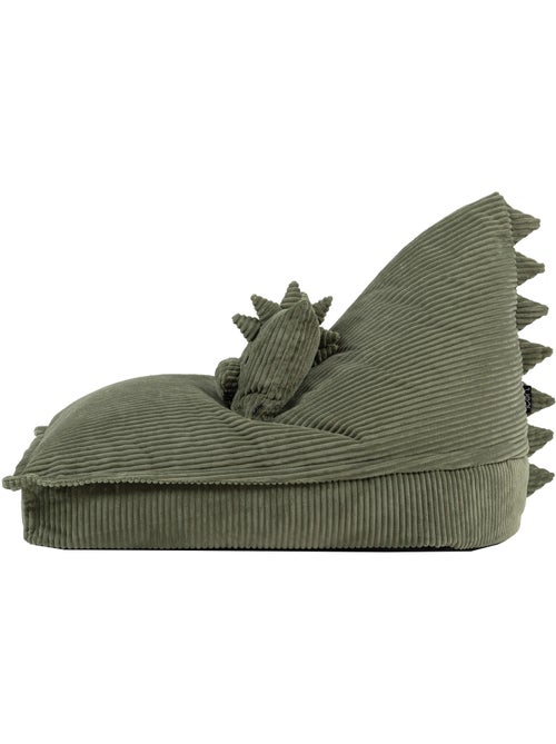 Pouf poltrona per bambini con cuscino abbinato in velluto a coste - icon - Kiabi