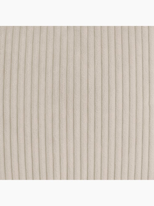 Pouf poltrona per bambini con schienale alto e poggiapiedi coordinato in velluto a coste - icon - Kiabi