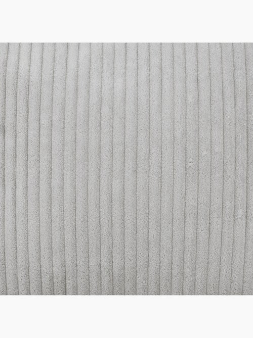 Pouf poltrona per bambini con schienale alto e poggiapiedi coordinato in velluto a coste - icon - Kiabi
