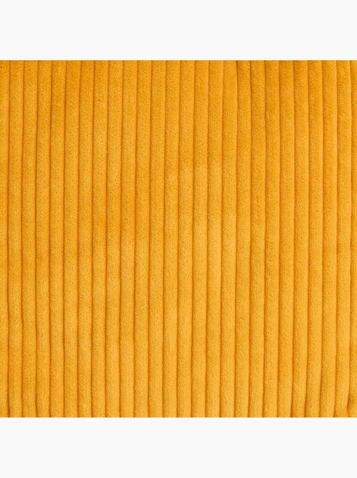 Pouf poltrona per bambini con schienale alto e poggiapiedi coordinato in velluto a coste - icon - Kiabi