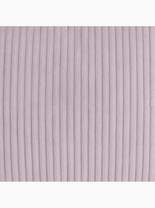 Pouf poltrona per bambini con schienale alto e poggiapiedi coordinato in velluto a coste - icon - Kiabi