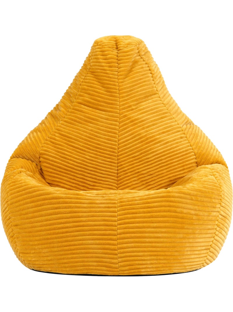 Pouf poltrona per bambini con schienale alto in velluto a coste - icon Lino - Kiabi