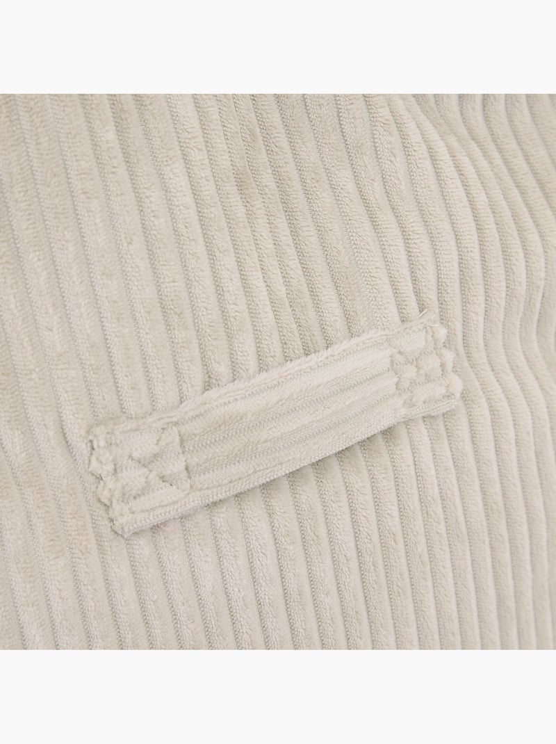 Pouf poltrona per bambini grandi in velluto a coste - icon Beige - Kiabi