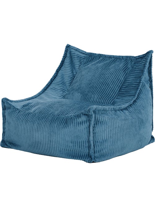 Pouf poltrona per bambini grandi in velluto a coste - icon - Kiabi