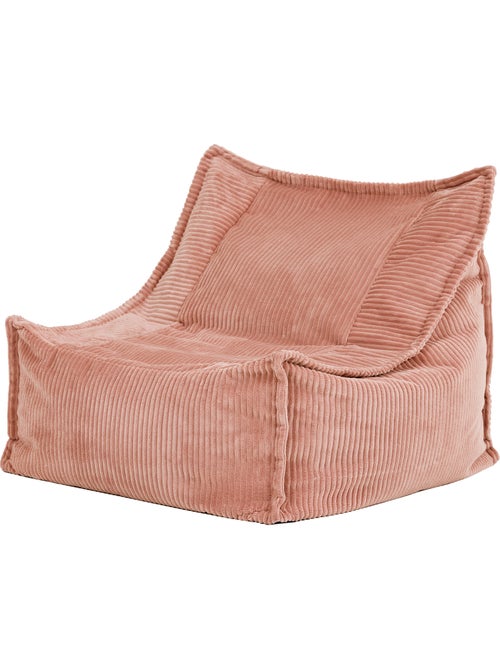 Pouf poltrona per bambini grandi in velluto a coste - icon - Kiabi