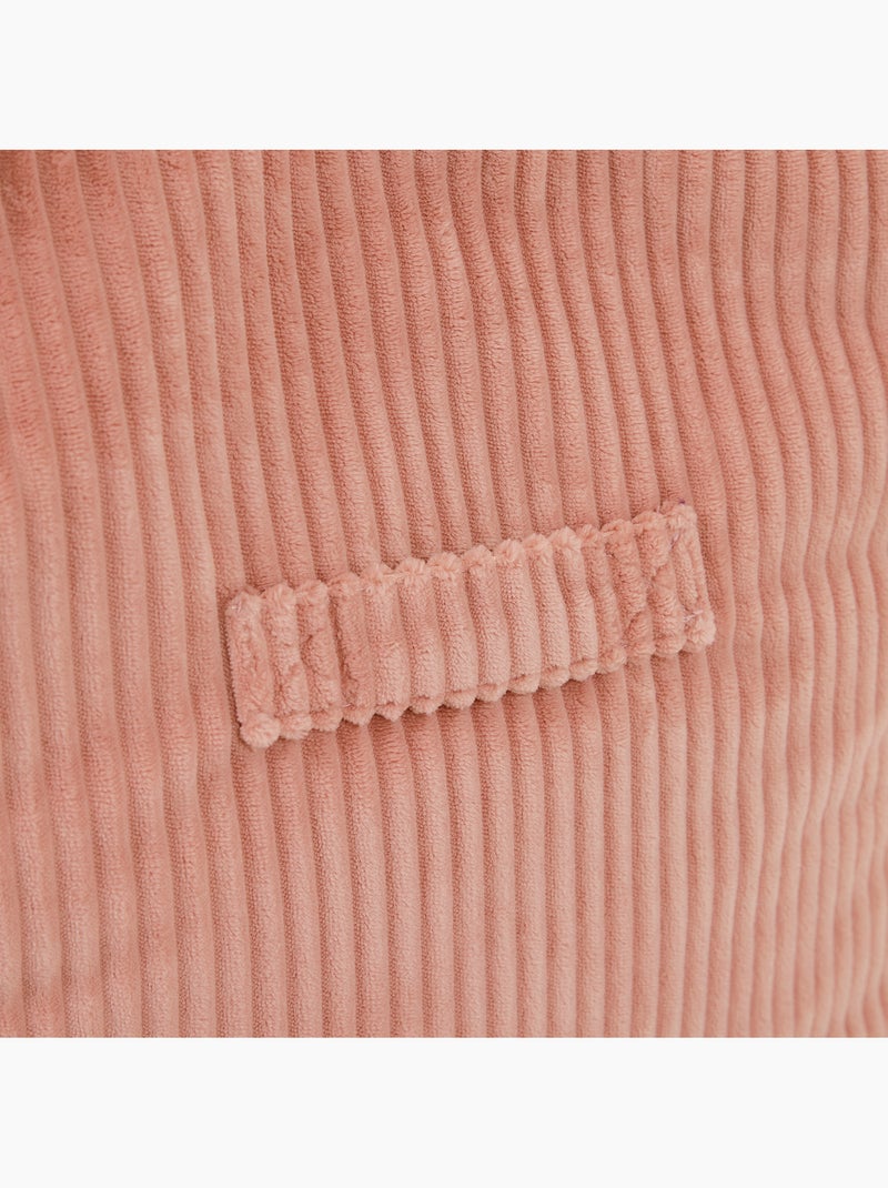 Pouf poltrona per bambini grandi in velluto a coste - icon Rosa chiaro - Kiabi