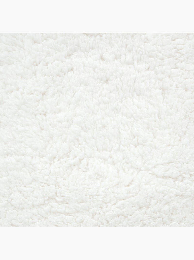 Pouf poltrona per bambini in morbido tessuto effetto peluche -icon Avorio - Kiabi