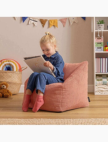 Pouf poltrona per bambini in velluto a coste - ICON