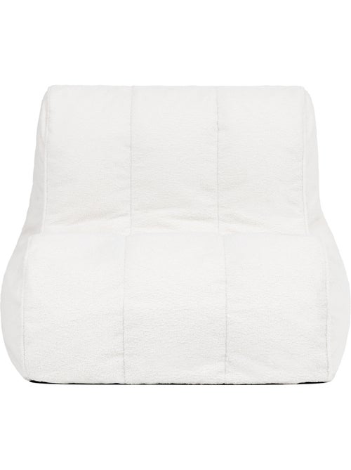 Pouf poltrona, poltrona da pavimento swoop in tessuto bouclé - icon - Kiabi