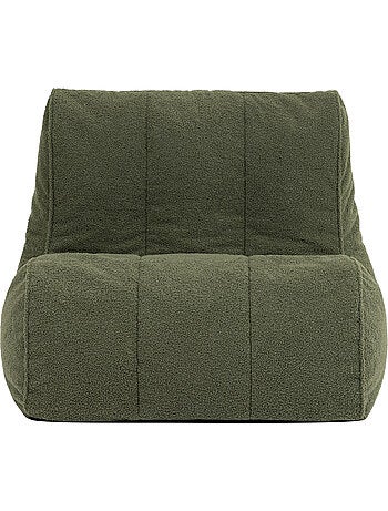 Pouf poltrona, poltrona da pavimento swoop in tessuto bouclé - icon