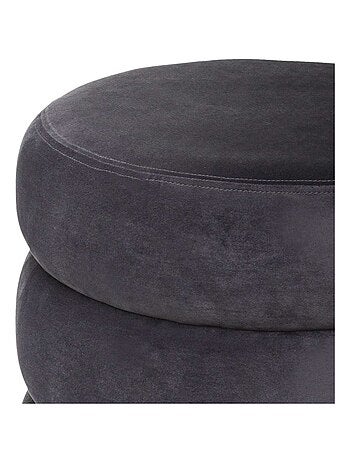 Pouf rotondo in velluto