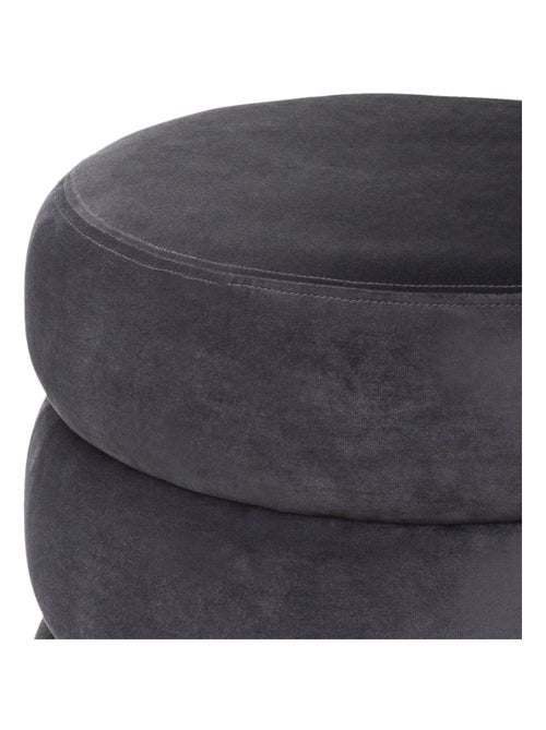 Pouf rotondo in velluto - Kiabi