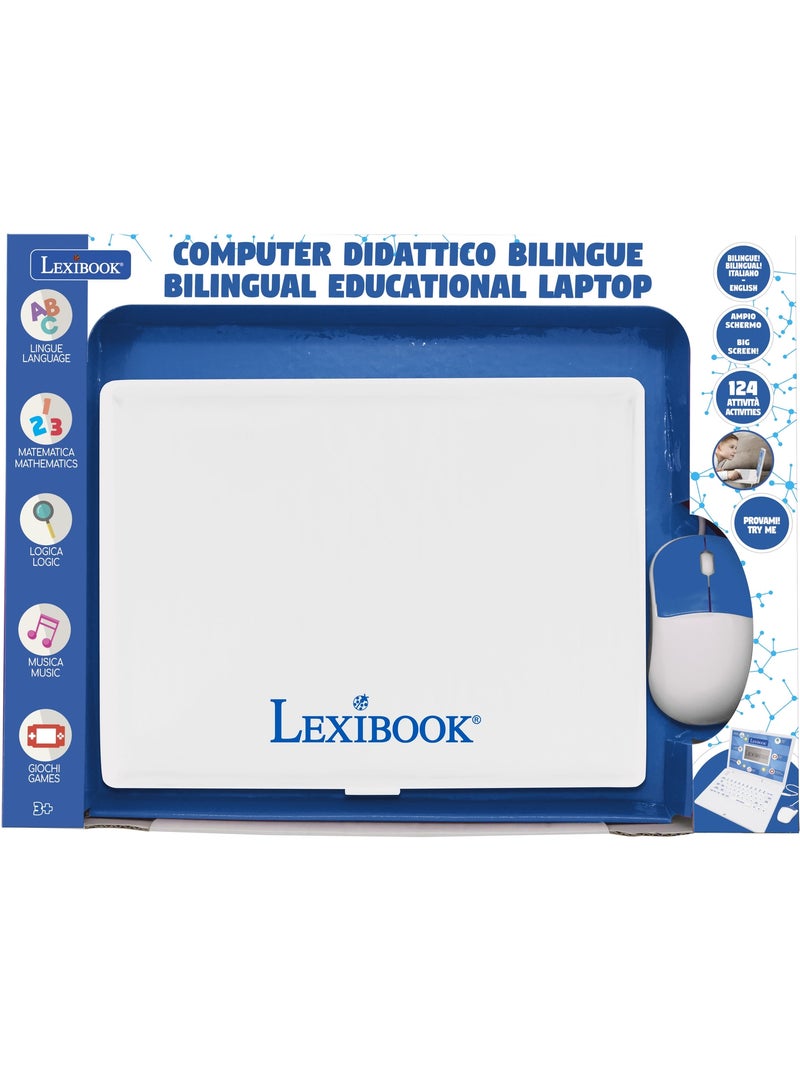 Power Kid® Portatile educativo bilingue 124 attività in inglese e italiano Bianco - Kiabi
