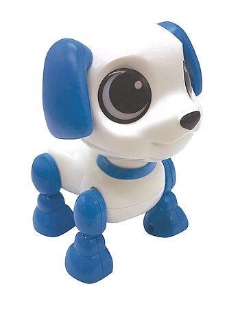 Power Puppy Mini Cane robot con effetti luminosi e sonori, comando battimani, ripetizione vocale
