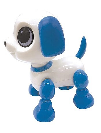 Power Puppy Mini Cane robot con effetti luminosi e sonori, comando battimani, ripetizione vocale